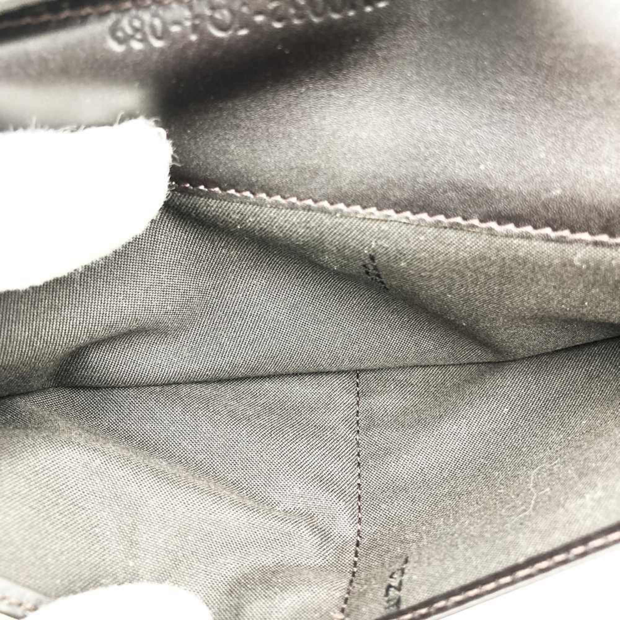 Fendi Zucchino Brown Canvas Long Wallet (Bi-Fold) (Pre-Owned)