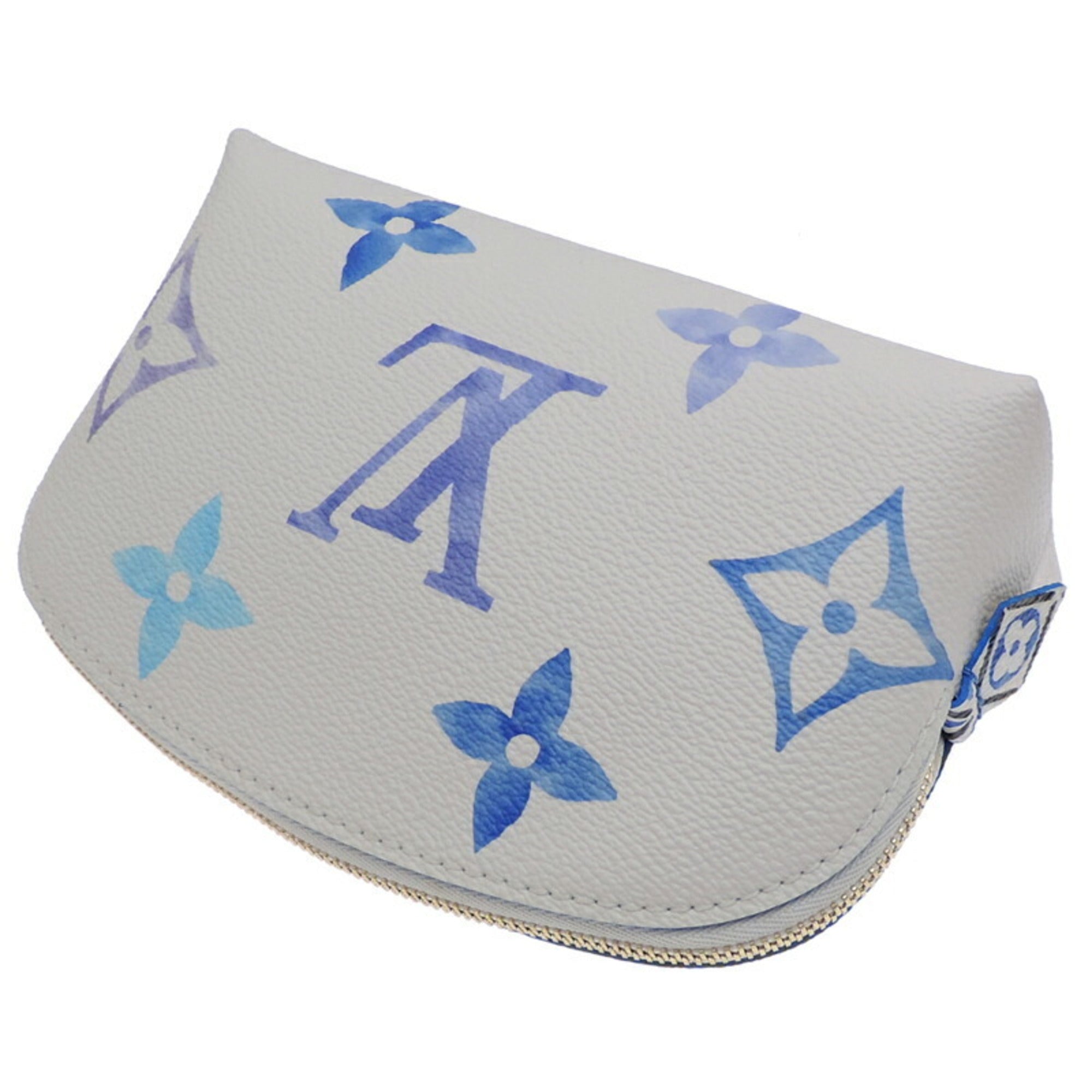 Louis Vuitton Blue White Pouch (Pre-Owned)