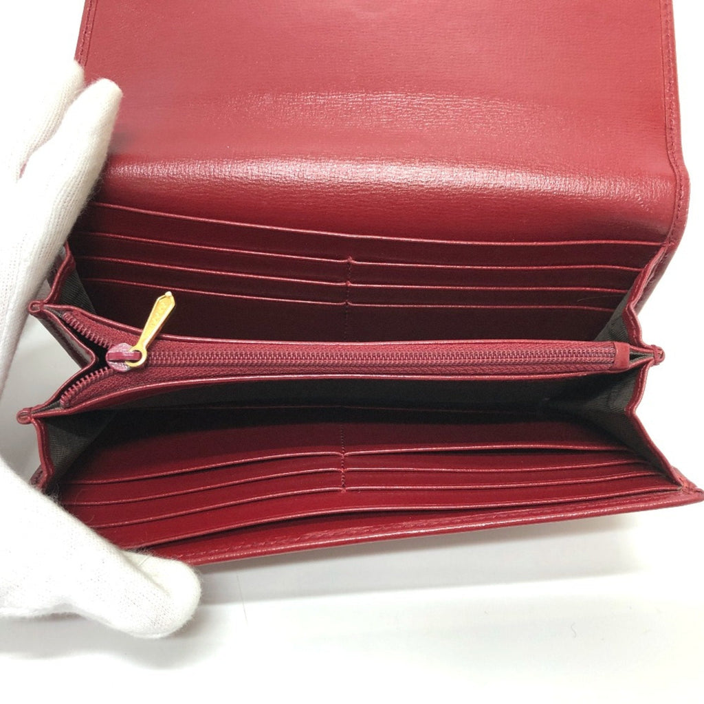 Gucci Red Leather Wallet (Bi-Fold) (Pre-Owned)