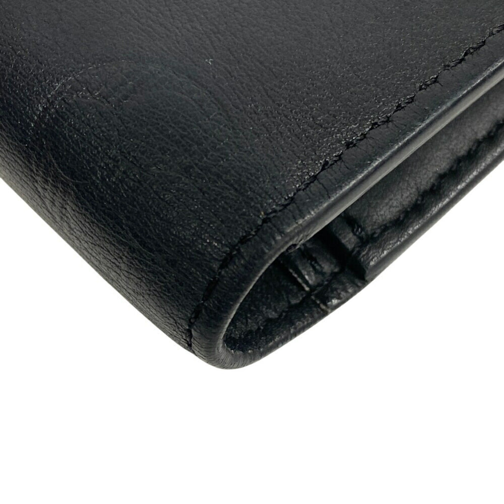 Louis Vuitton Black Monogram Shadow Long Wallet (Bi-Fold) (Pre-Owned)