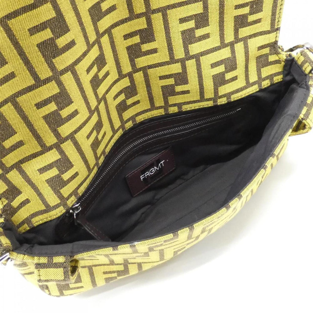 Fendi Yellow Canvas Handbag (Pre-Owned)