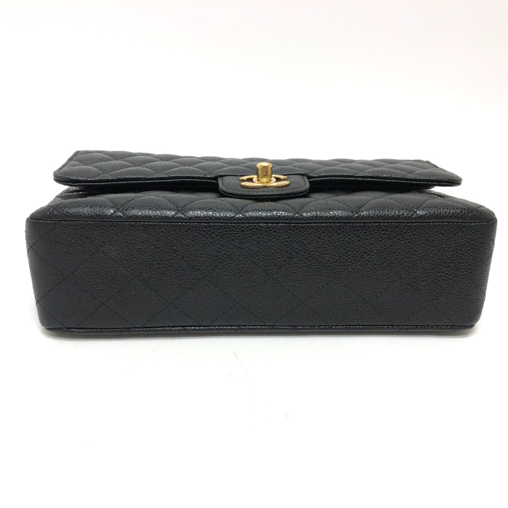 Chanel Black Leather Shoulder Bag (Pre-Owned)