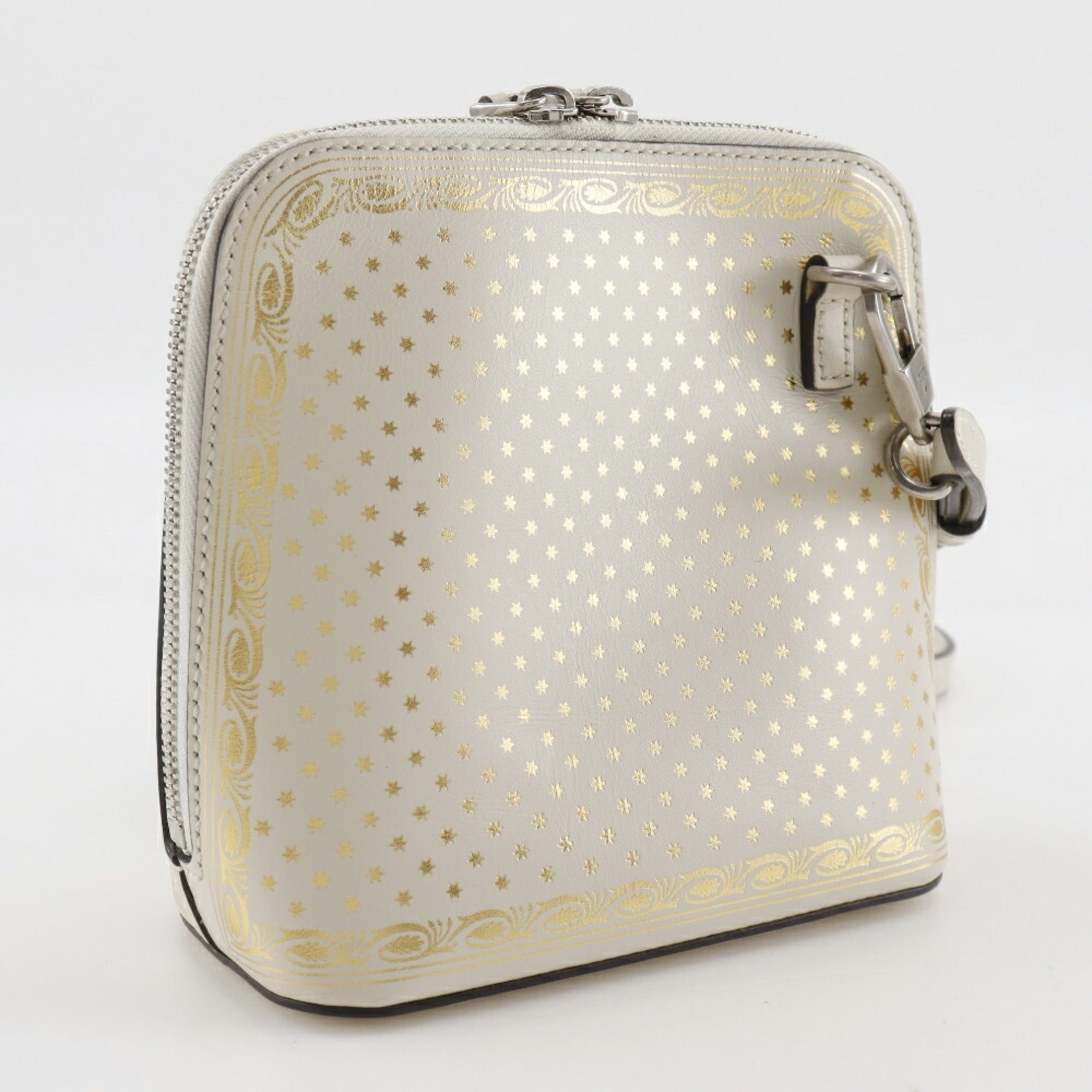 Gucci White Leather Shoulder Bag (Pre-Owned)