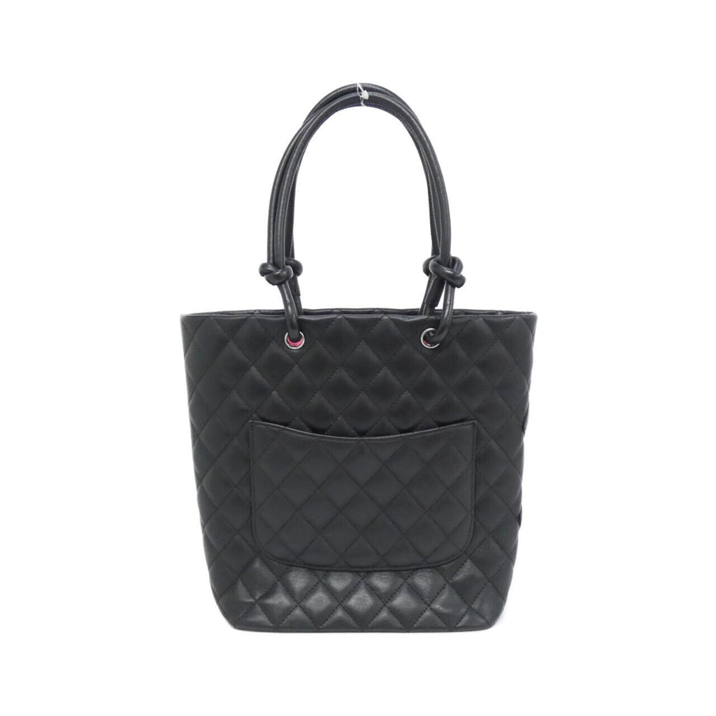 Chanel Black Leather Handbag (Pre-Owned)