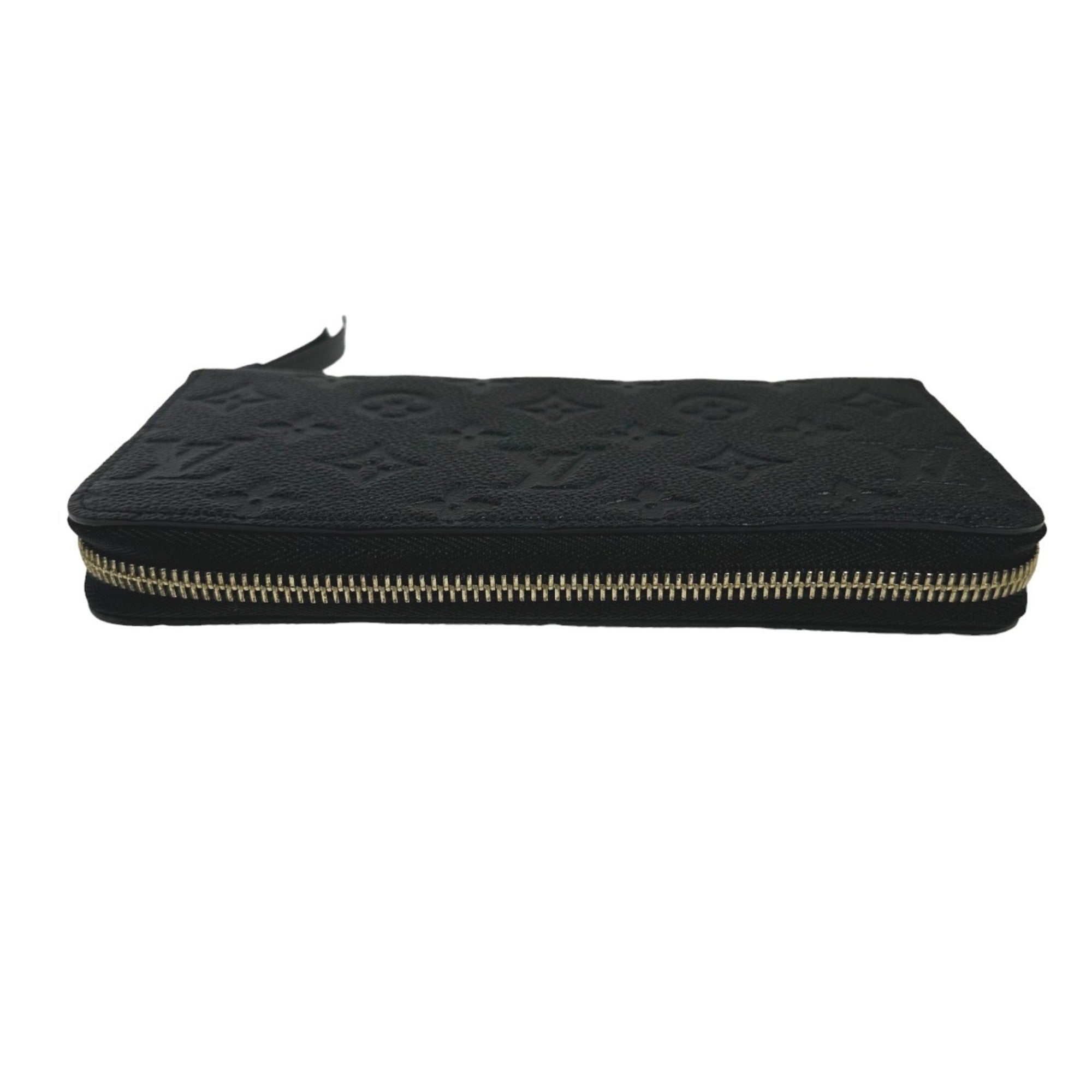 Louis Vuitton Black Monogram Empreinte Long Wallet (Bi-Fold) (Pre-Owned)