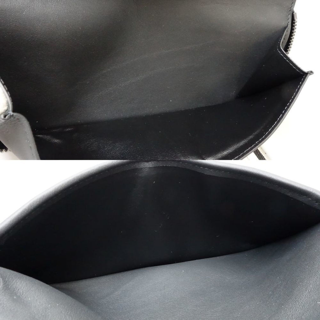 Louis Vuitton Noir Leather Long Wallet (Bi-Fold) (Pre-Owned)