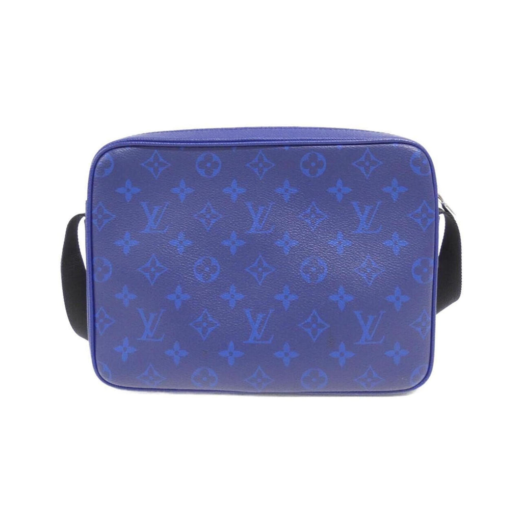 Louis Vuitton Cobalt Coated Canvas Leather Shoulder Bag (Pre-Owned)