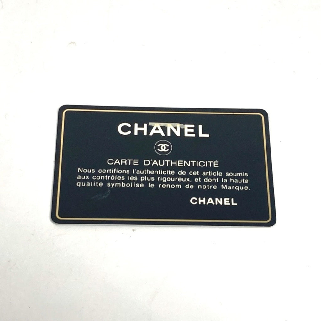 Chanel Black Leather Handbag Tote Bag (Pre-Owned)