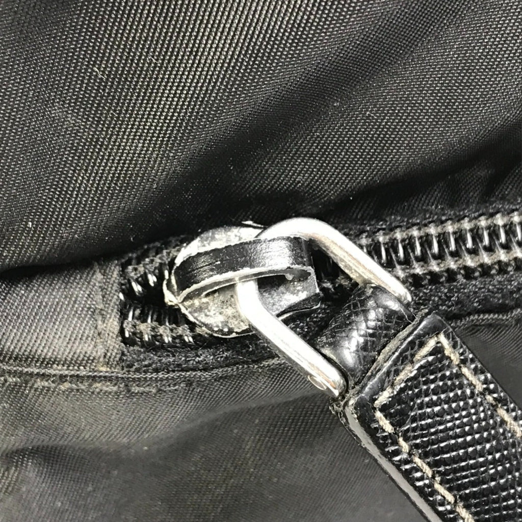 Prada Black Cloth Briefcase (Pre-Owned)