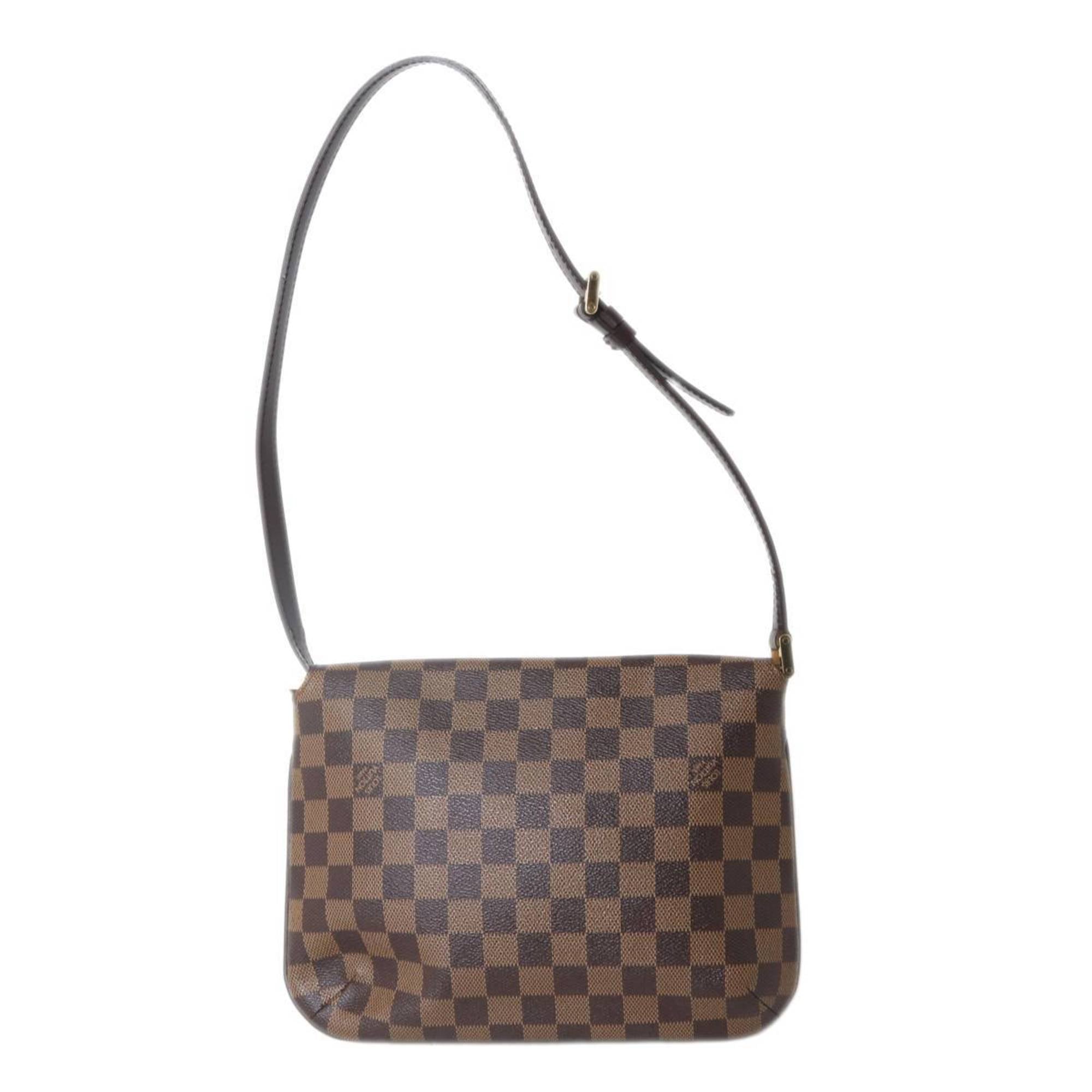 Louis Vuitton Damier Damier Canvas Ebene Shoulder Bag (Pre-Owned)