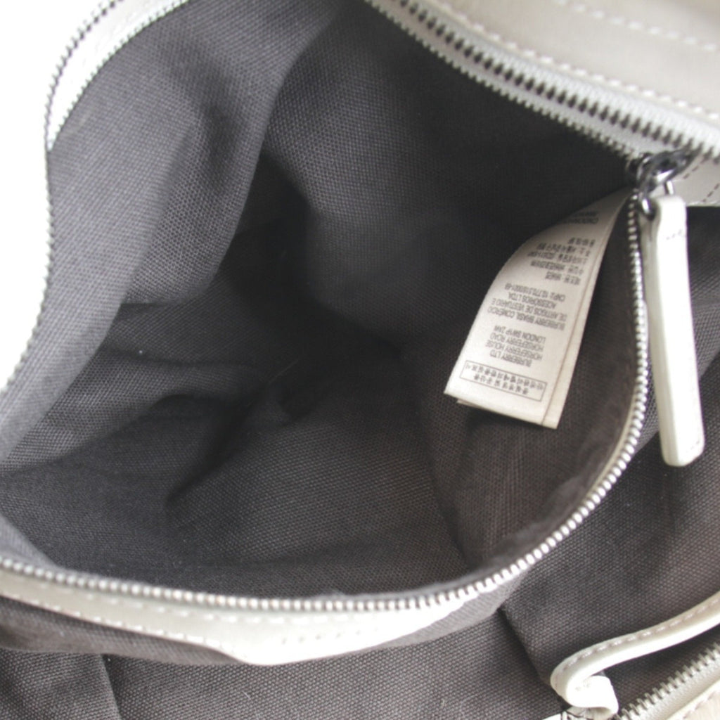 Burberry Beige Pvc Handbag Tote Bag (Pre-Owned)