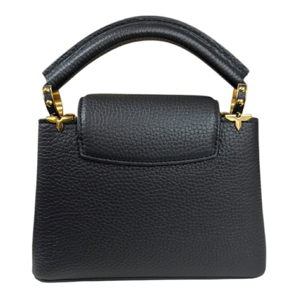 Louis Vuitton Black Noir Leather Shoulder Bag (Pre-Owned)
