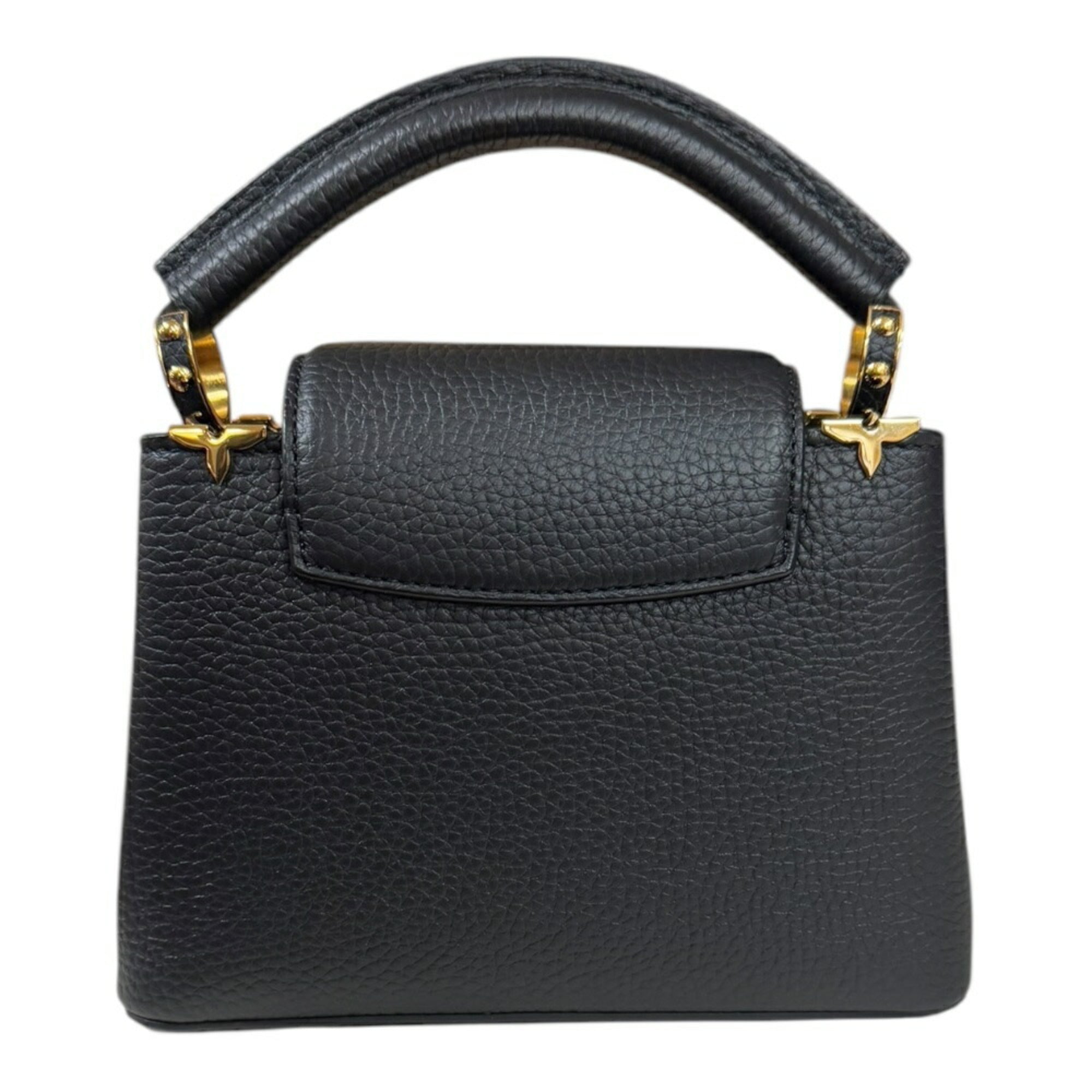 Louis Vuitton Black Noir Leather Shoulder Bag (Pre-Owned)