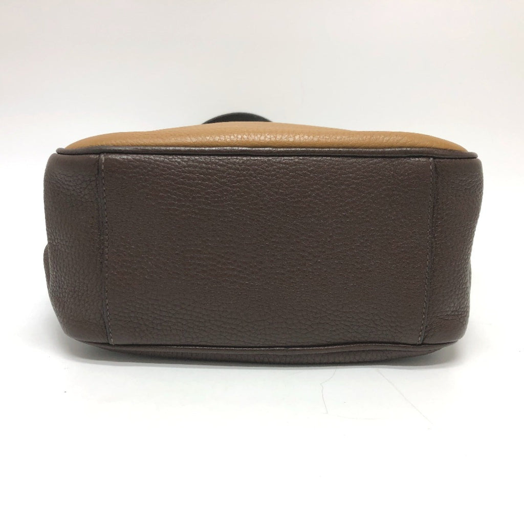 Prada Brown Leather Shoulder Bag (Pre-Owned)