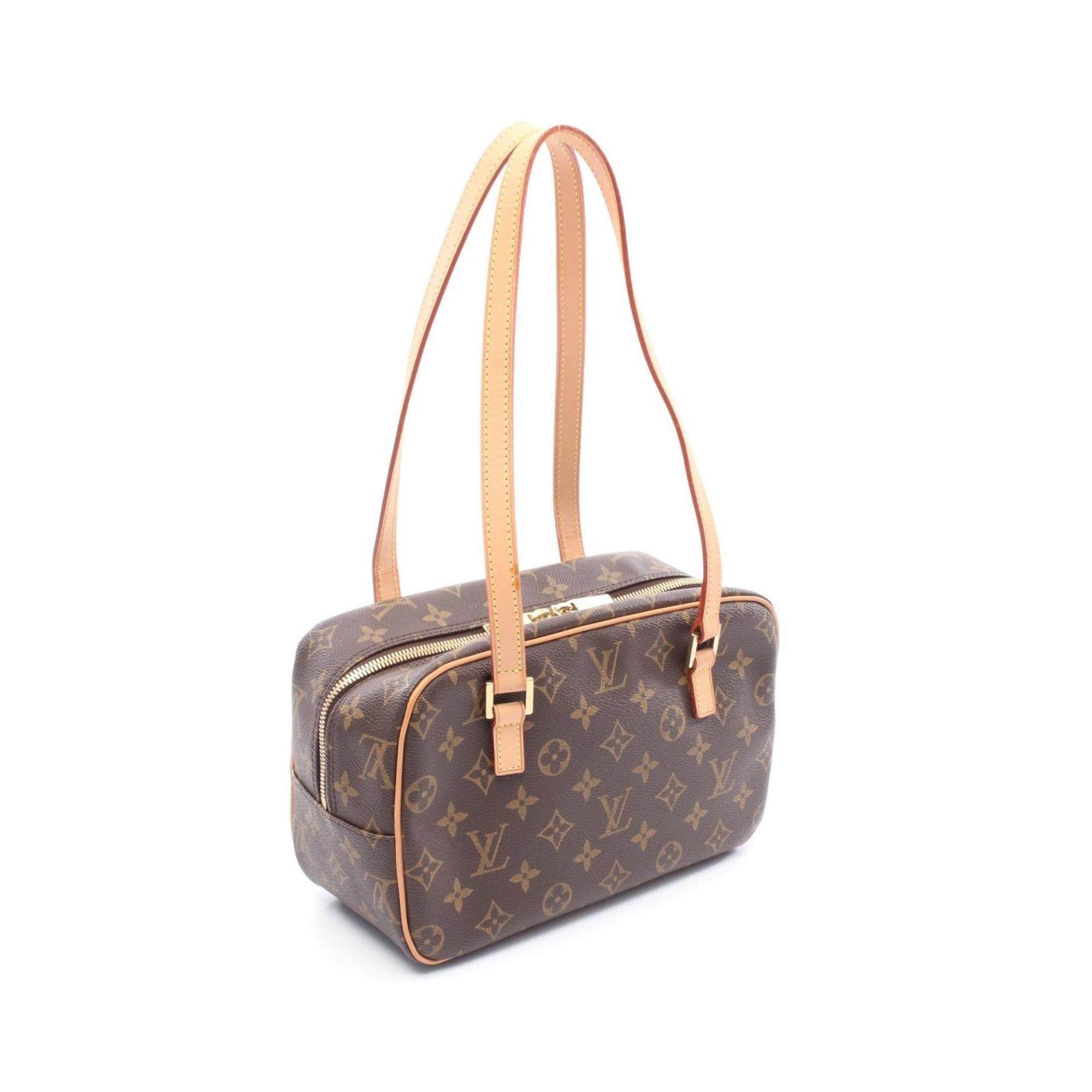 Louis Vuitton Brown Coated Canvas Pvc Leather Shoulder Bag (Pre-Owned)