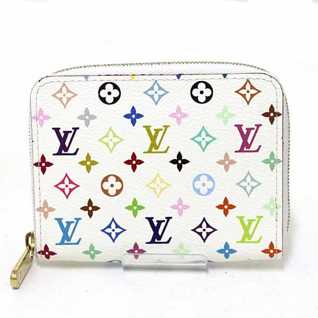 Louis Vuitton Blanc Multi-Color Monogram Multicolore Coin Purse/Coin Case (Pre-Owned)