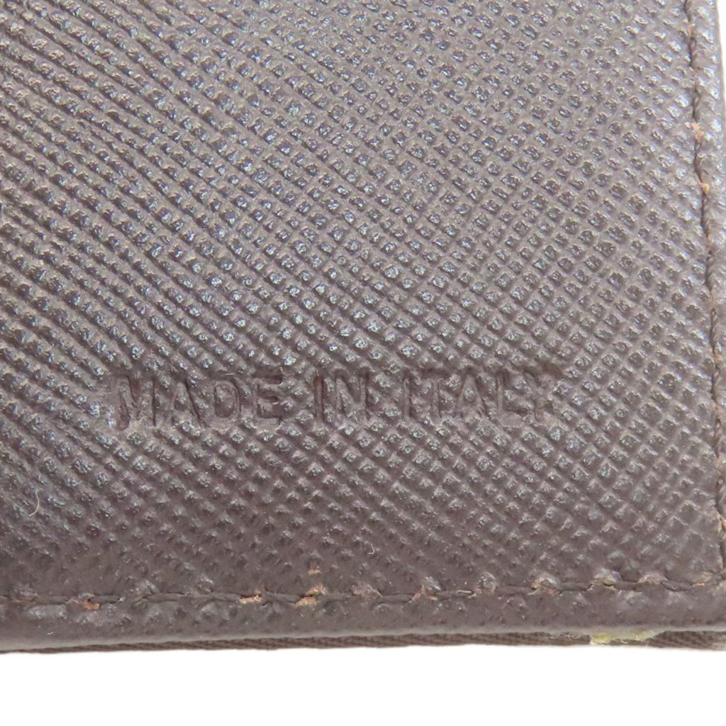 Prada Dark Brown Nylon Wallet (Bi-Fold) (Pre-Owned)