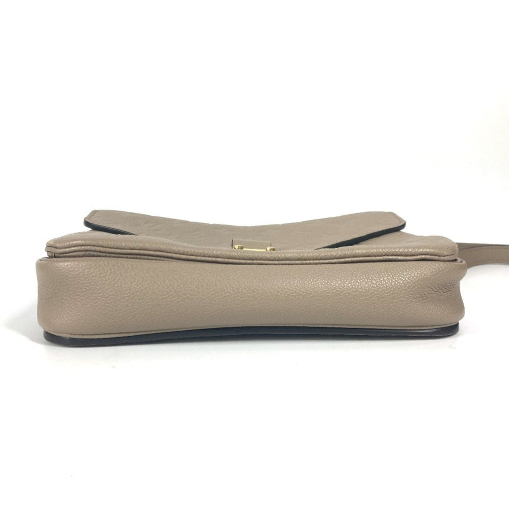 Louis Vuitton Monogram Empreinte Beige Tourterelle Monogram Empreinte Handbag Pochette Shoulder Bag (Pre-Owned)