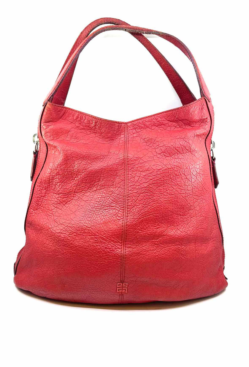 GIVENCHY Tinhan Red Leather Solid Handbag