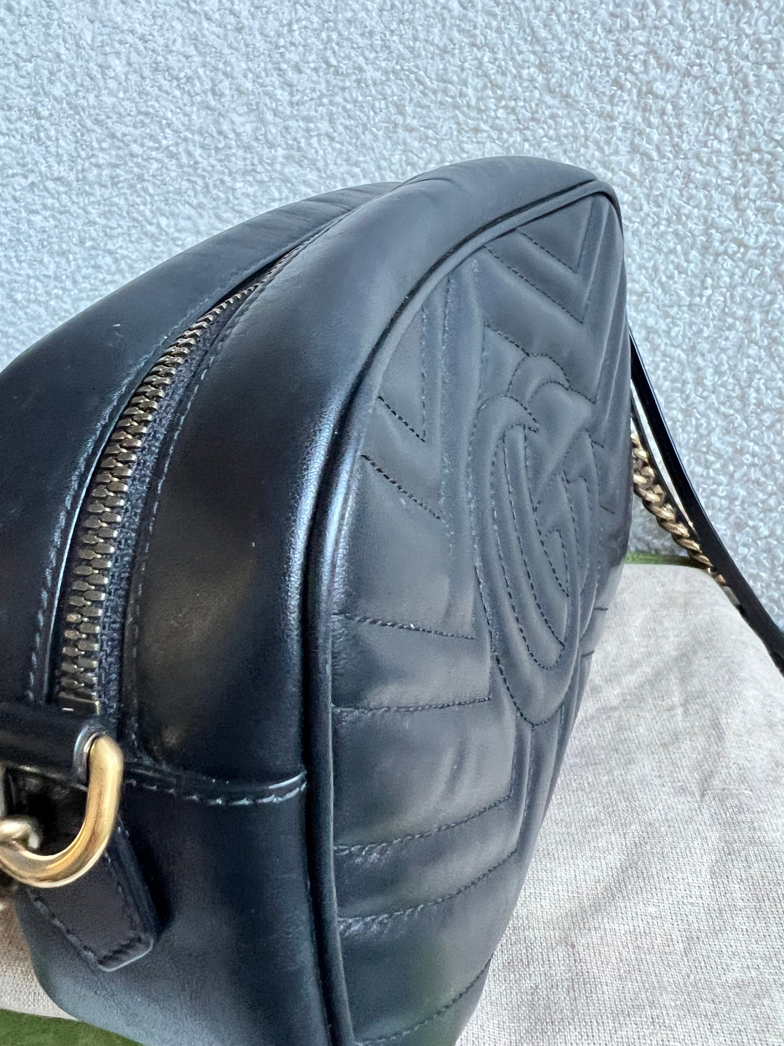 Gucci GG Black Marmont Small Shoulder Bag (RRP £1440)