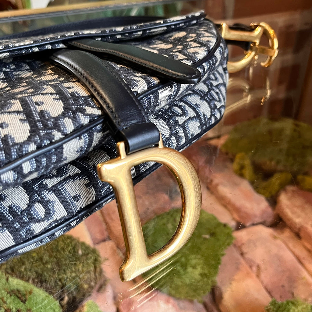 CHRISTIAN DIOR Saddle Dior Oblique Jacquard Shoulder Bag