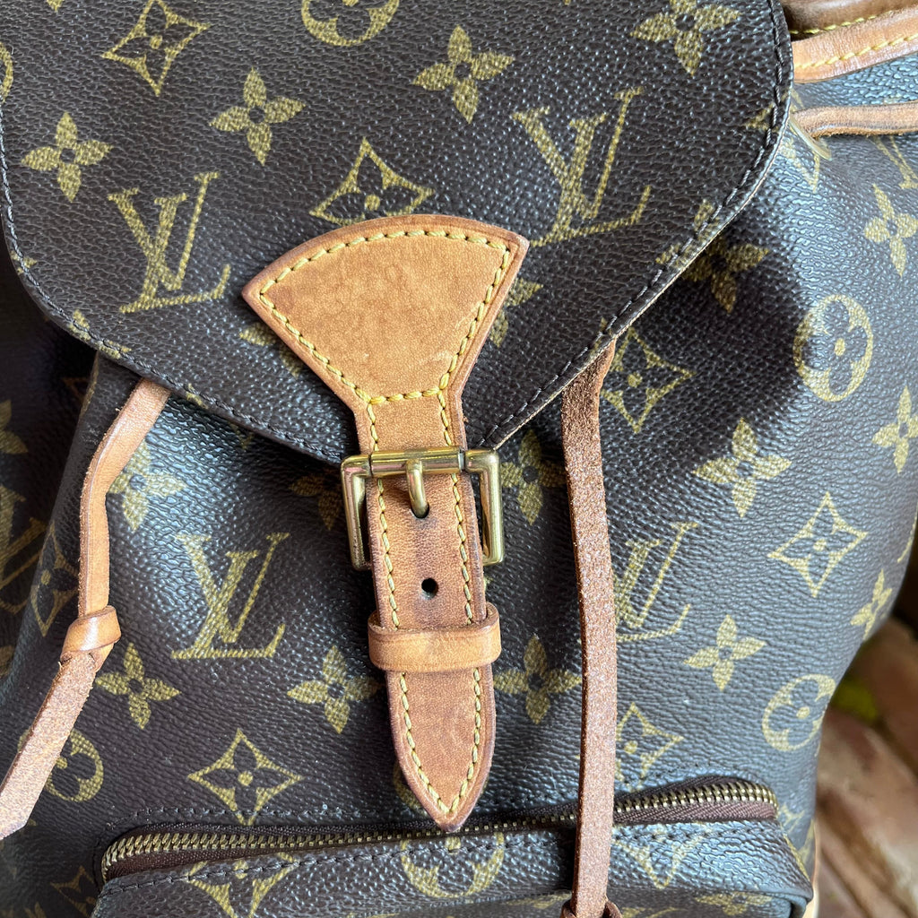 LOUIS VUITTON Montsouris Monogram Canvas Vintage Backpack