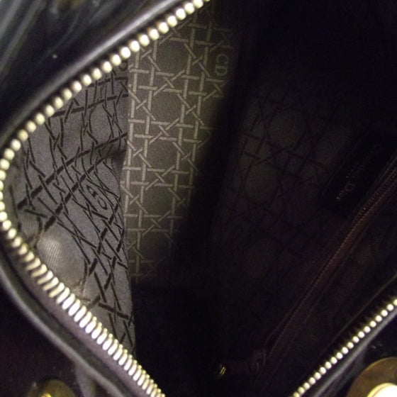 DIOR LADY DIOR PONY HAIR LEOPARD HANDBAG