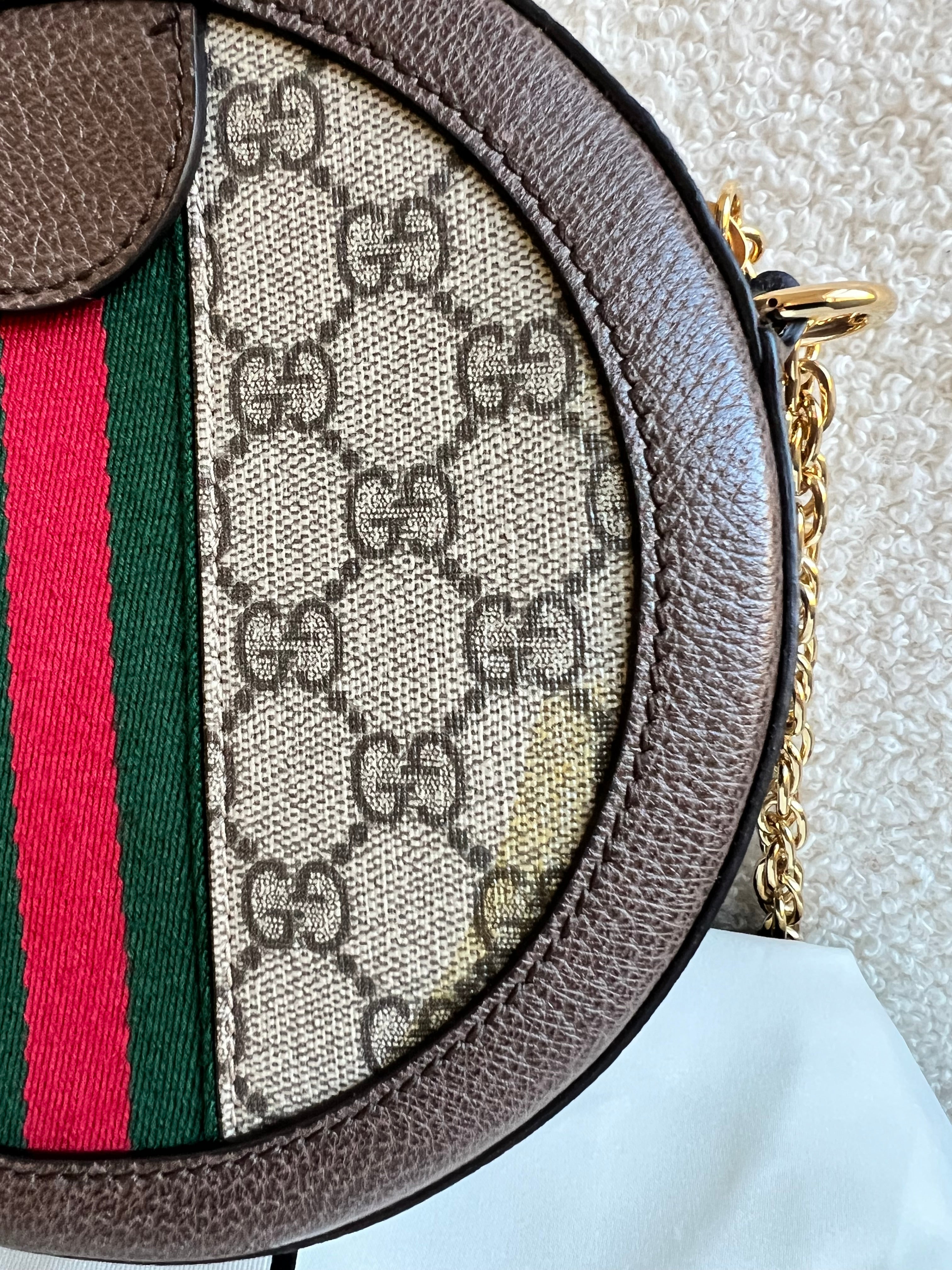 Gucci GG Ophidia Mini GG Round Shoulder Bag (RRP £1,270)