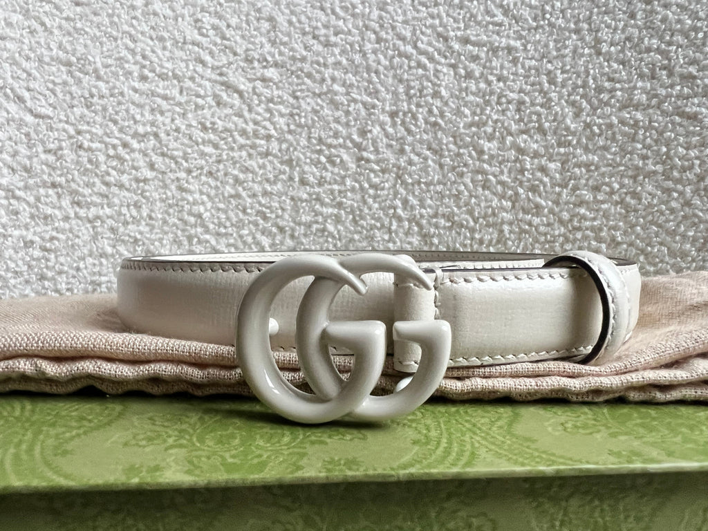 Gucci GG Marmont Thin Leather Belt