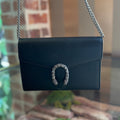 GUCCI Black Leather Dionysus Wallet On Chain