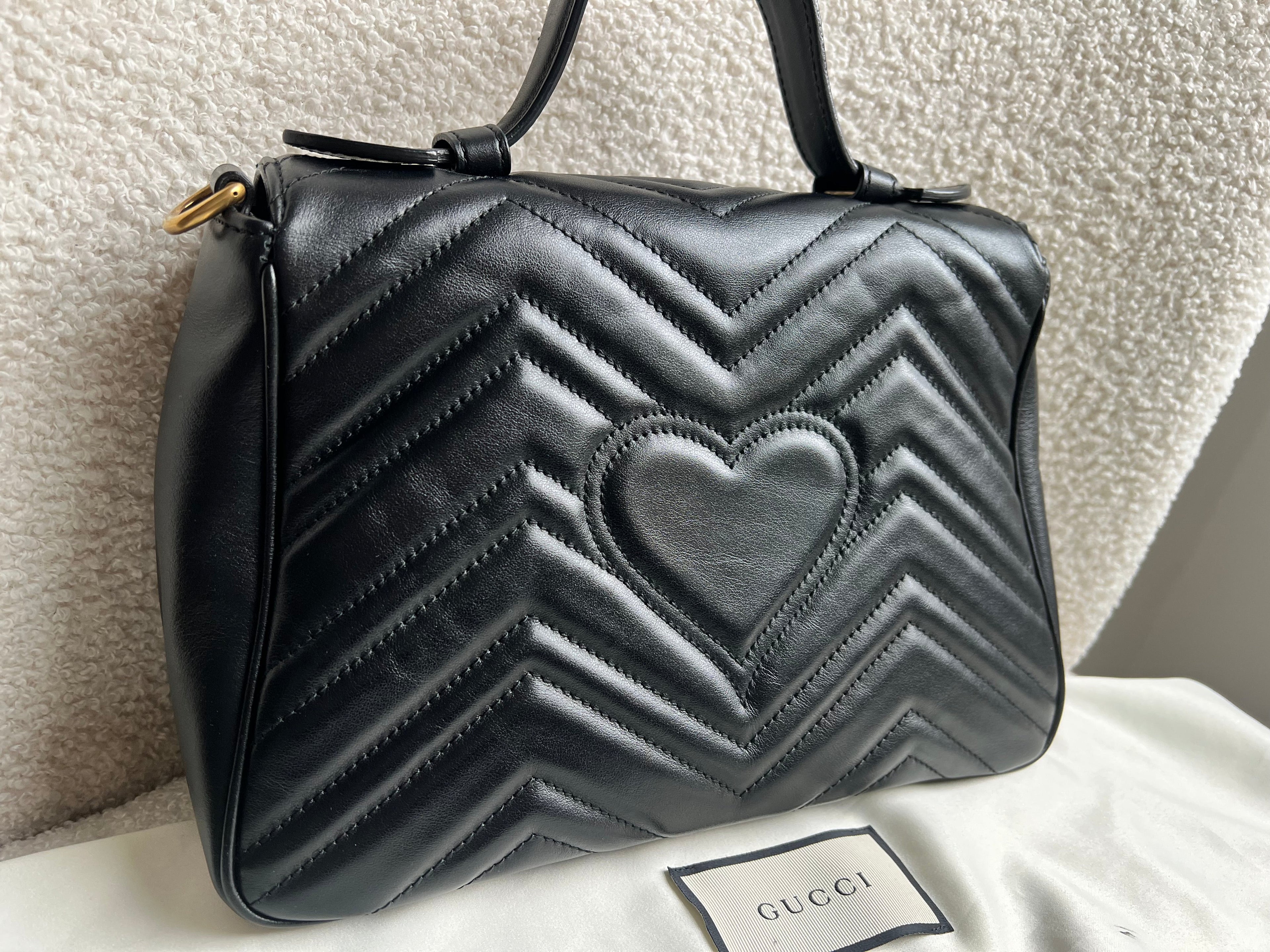 Gucci GG Black Small Top Handle Bag (RRP £2050)