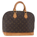 Louis Vuitton Alma Handbag Monogram Canvas Brown Canvas Handbag (Pre-Owned)