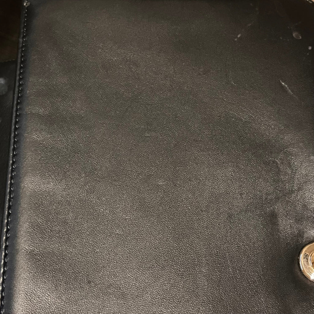 CHANEL Boy New Medium Black Lambskin Shoulder Bag