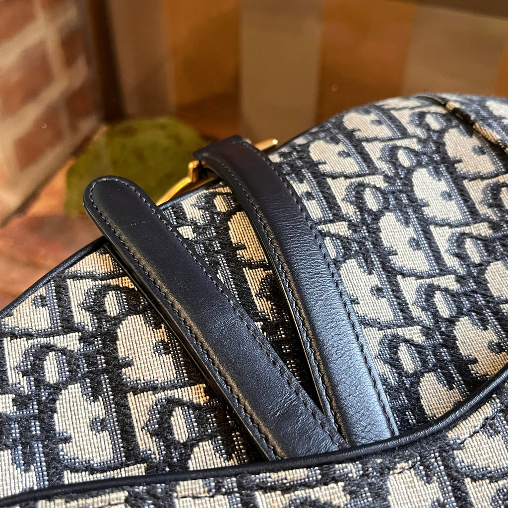 CHRISTIAN DIOR Saddle Dior Oblique Jacquard Shoulder Bag