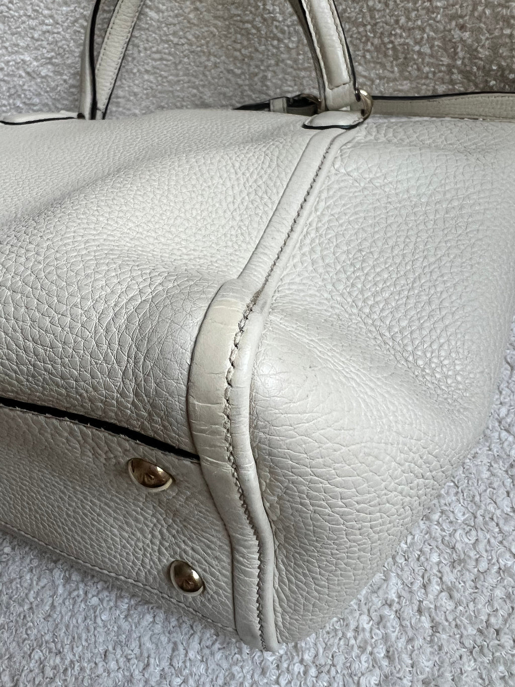 Gucci Soho Tote in Eggshell