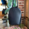 LOUIS VUITTON Mabillon Black Epi Leather Vintage Backpack