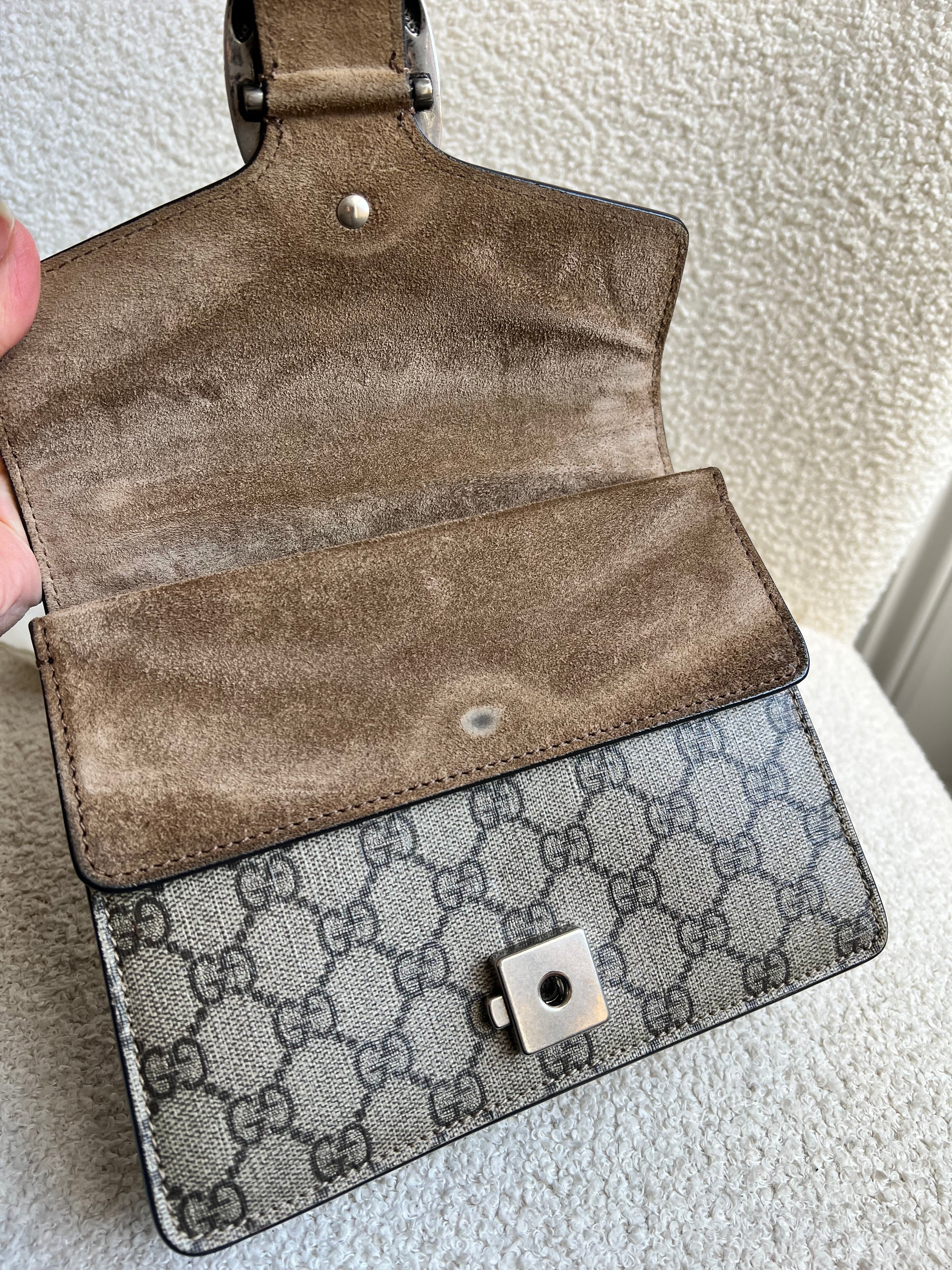 Gucci Dionysus GG Supreme Mini Shoulder Bag (RRP £1,890)