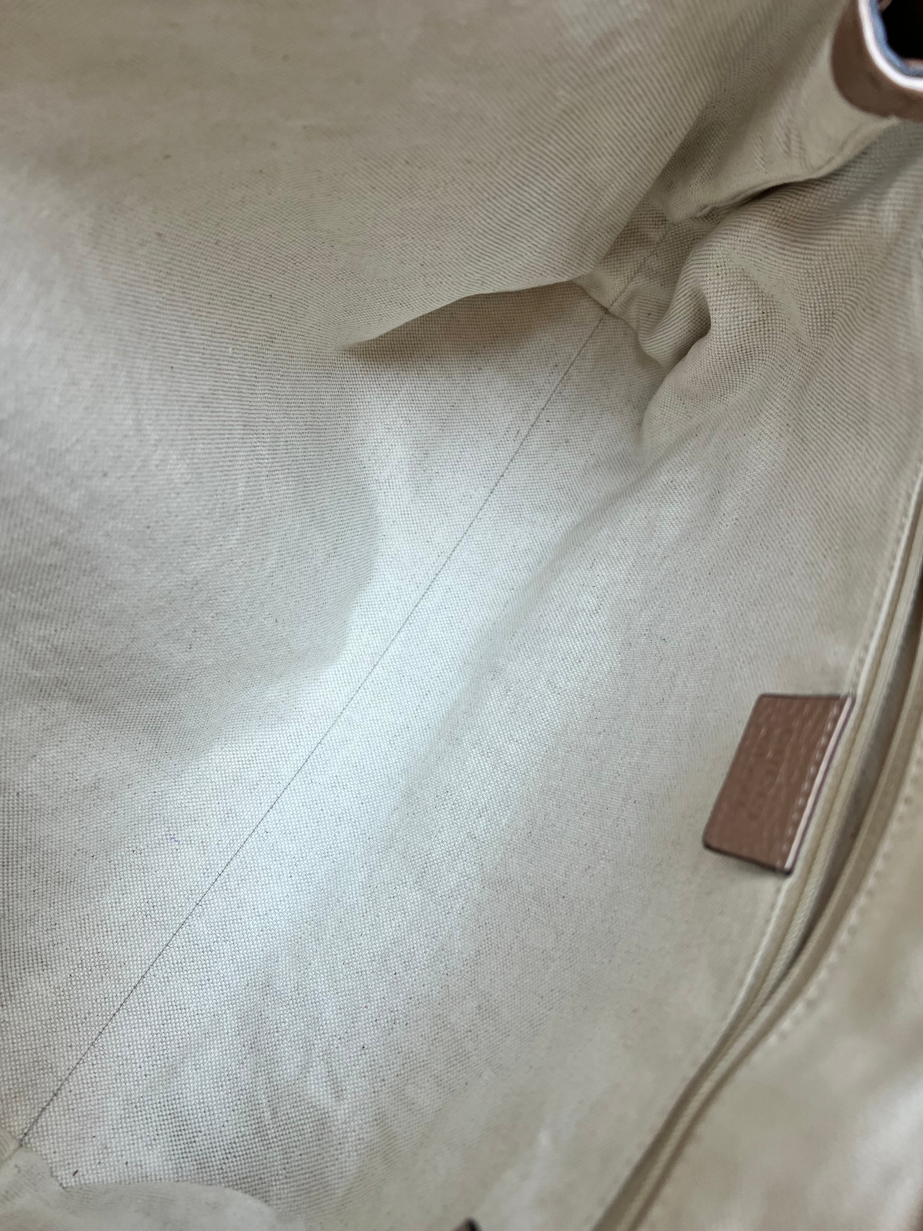 Gucci Winter Rose Leather Medium Sukey Tote Bag