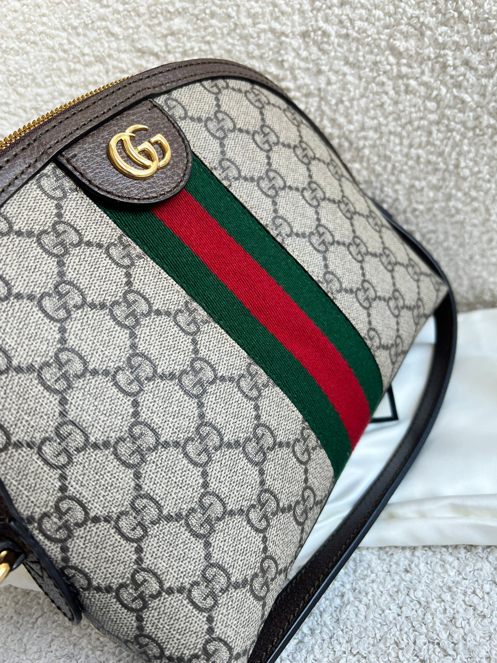 Gucci Ophidia GG Supreme Rounded Top Shoulder Bag (RRP £1,380)