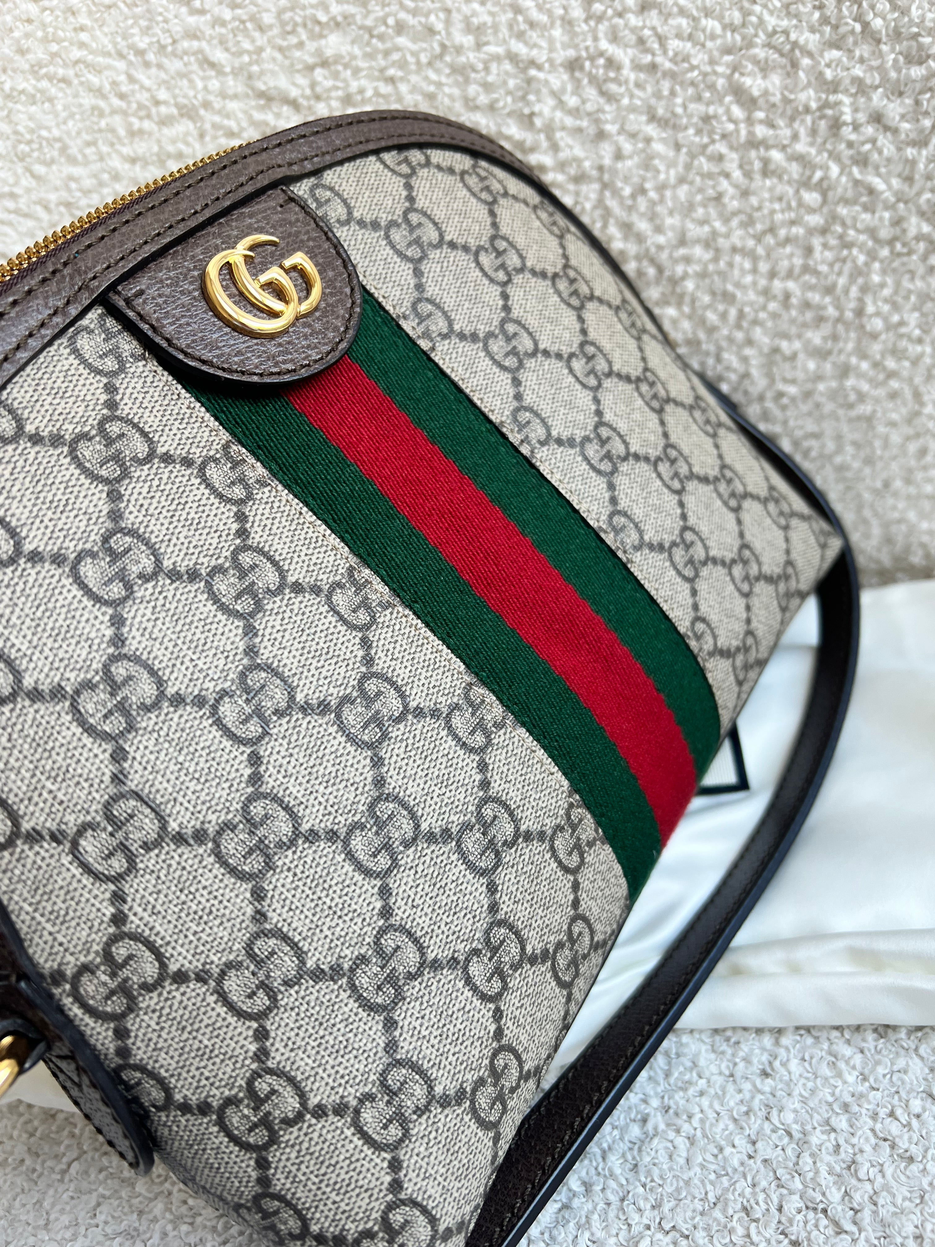 Gucci Ophidia GG Supreme Rounded Top Shoulder Bag (RRP £1,380)