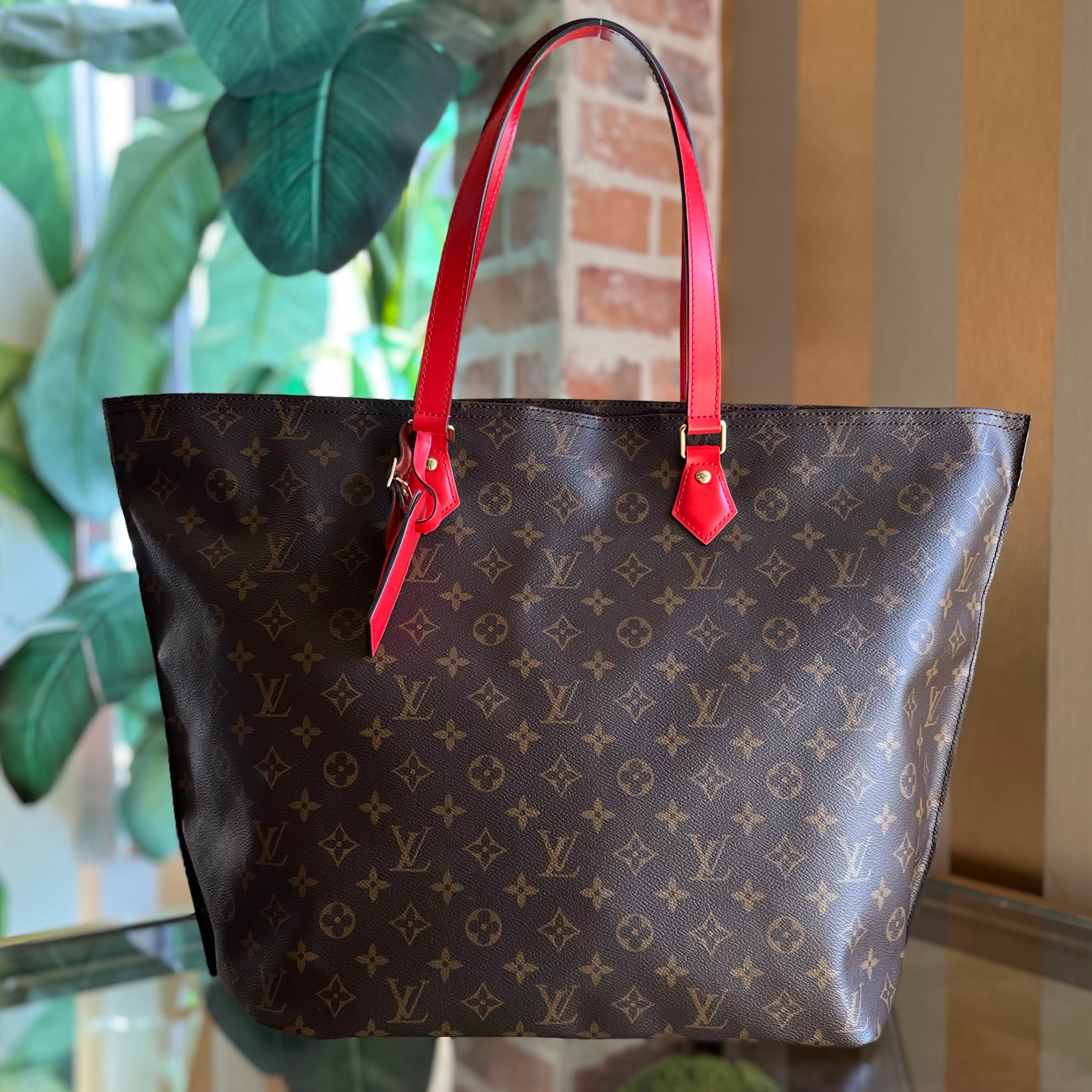 LOUIS VUITTON All-In MM Coquelicot Monogram Canvas Tote Bag