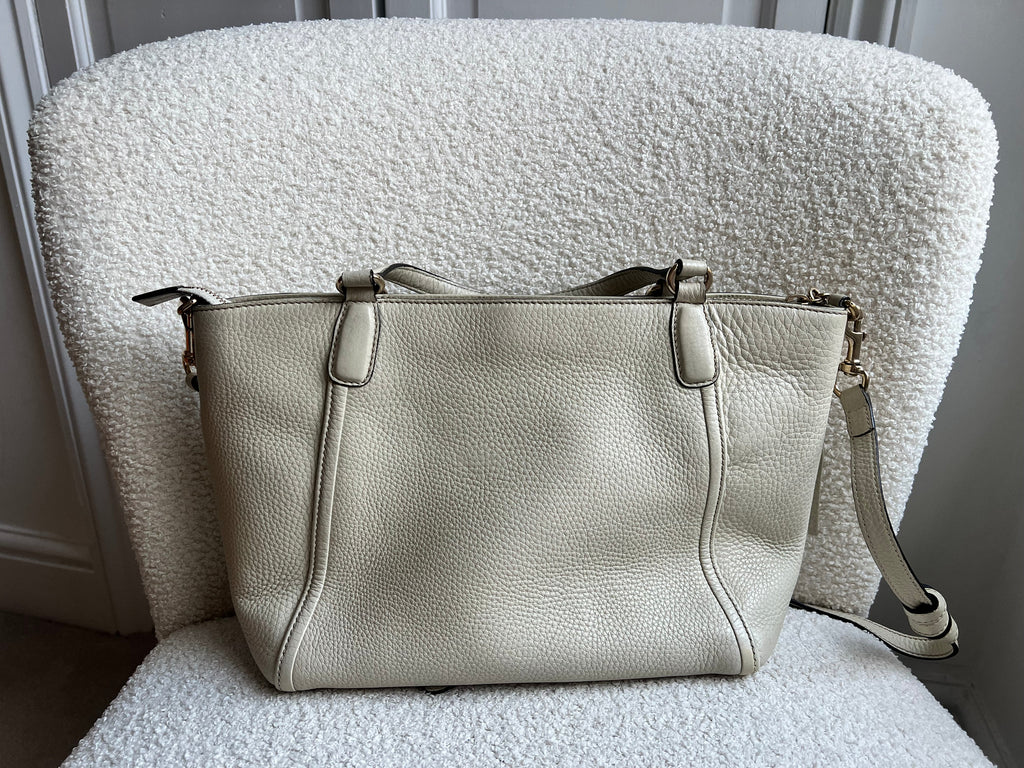 Gucci Soho Tote in Eggshell