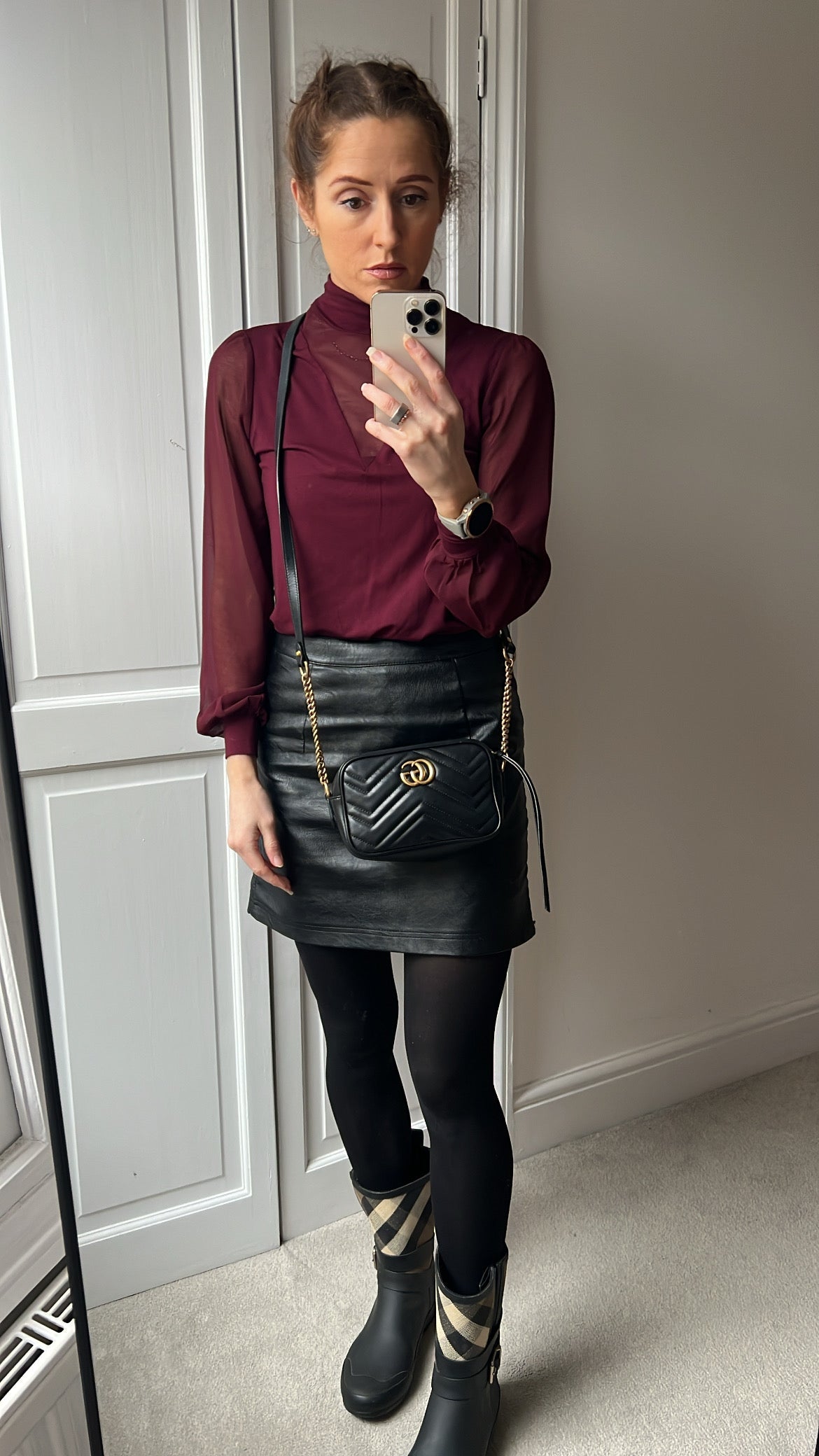 Gucci GG Black Marmont Mini Shoulder Bag (RRP £1,360)