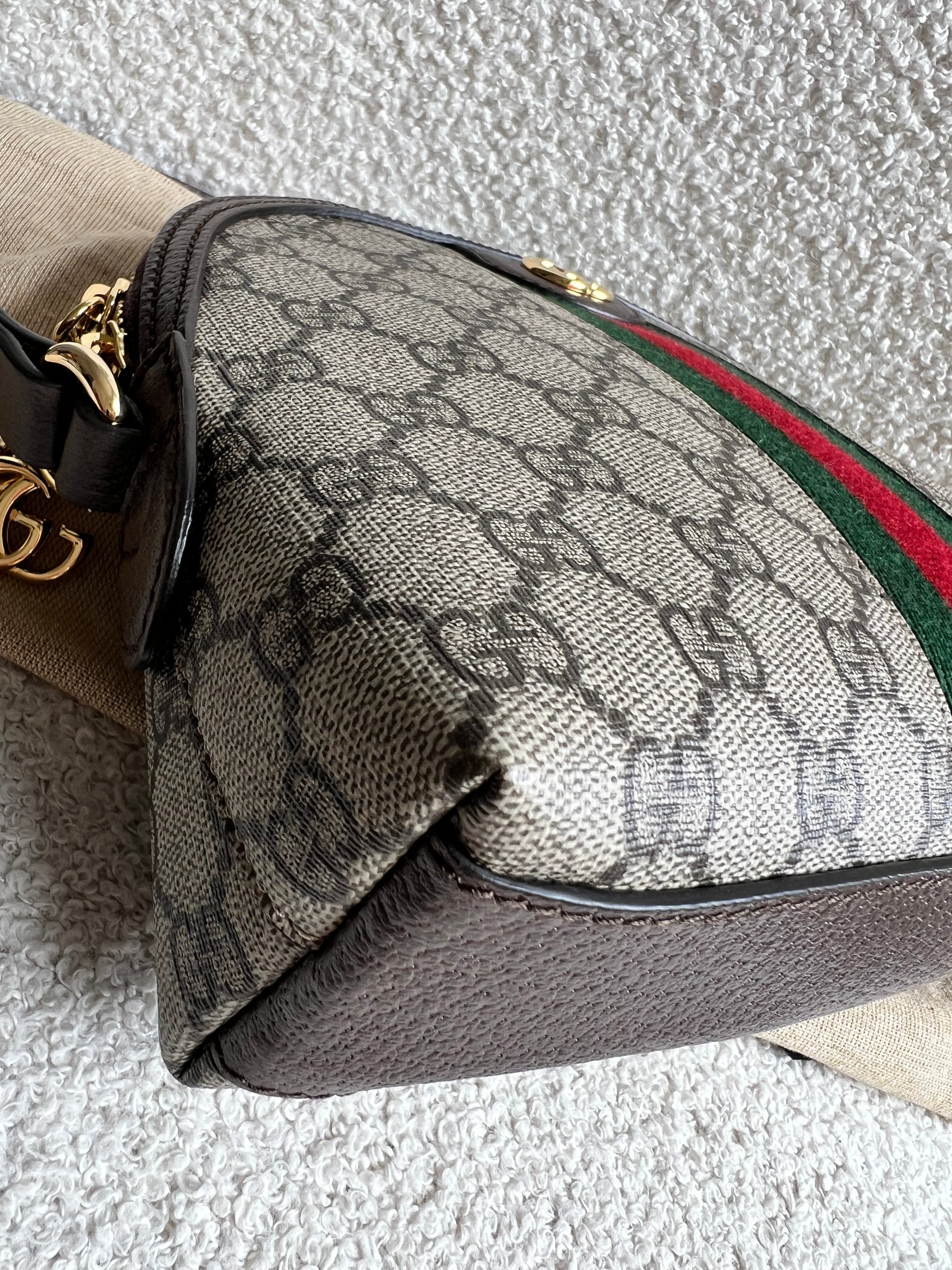Gucci Ophidia GG Supreme Rounded Top Shoulder Bag (RRP £1,380)