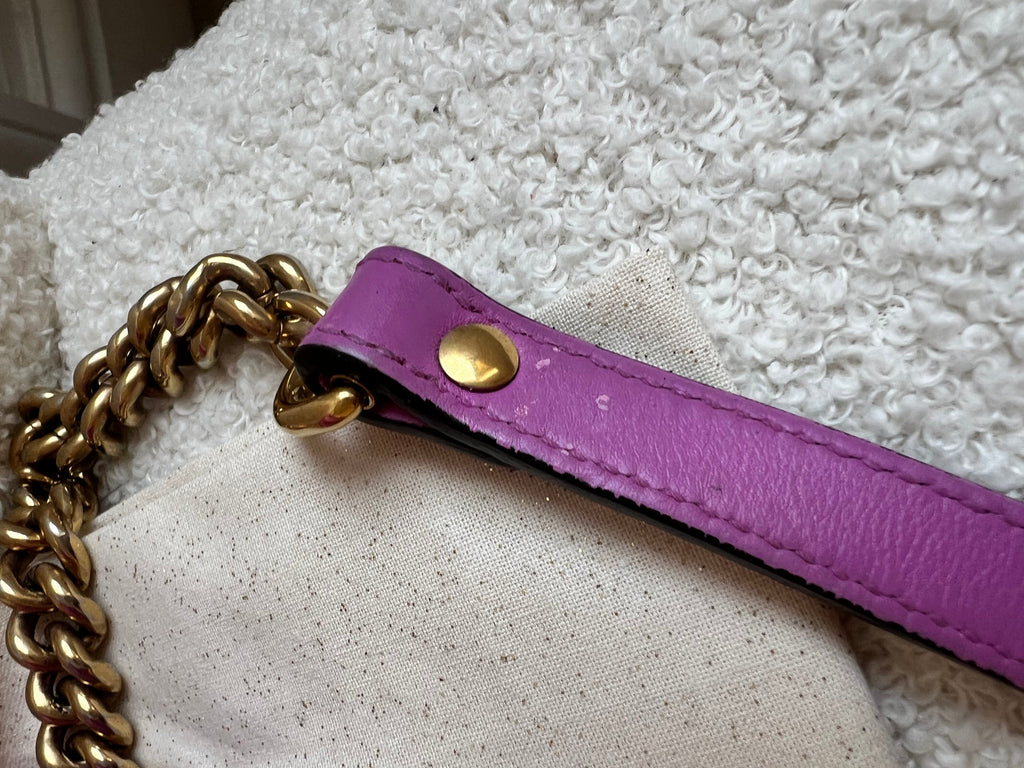 Gucci GG Hot Pink Marmont Small Shoulder Bag (RRP £2070)