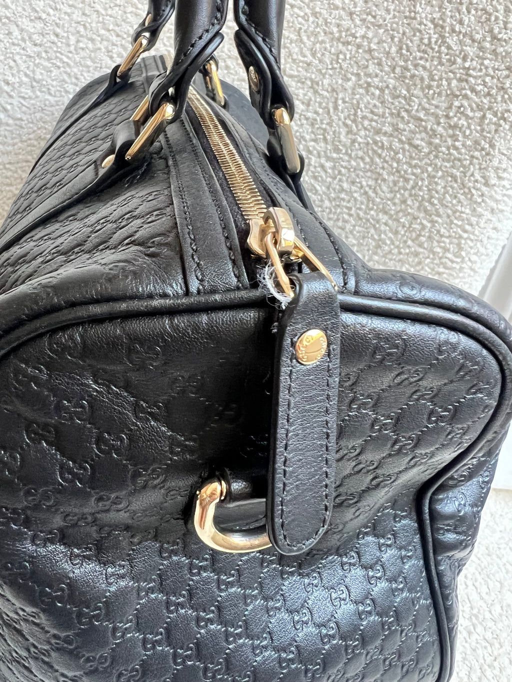 Gucci Black Guccissima Large Boston Joy (RRP £1250)