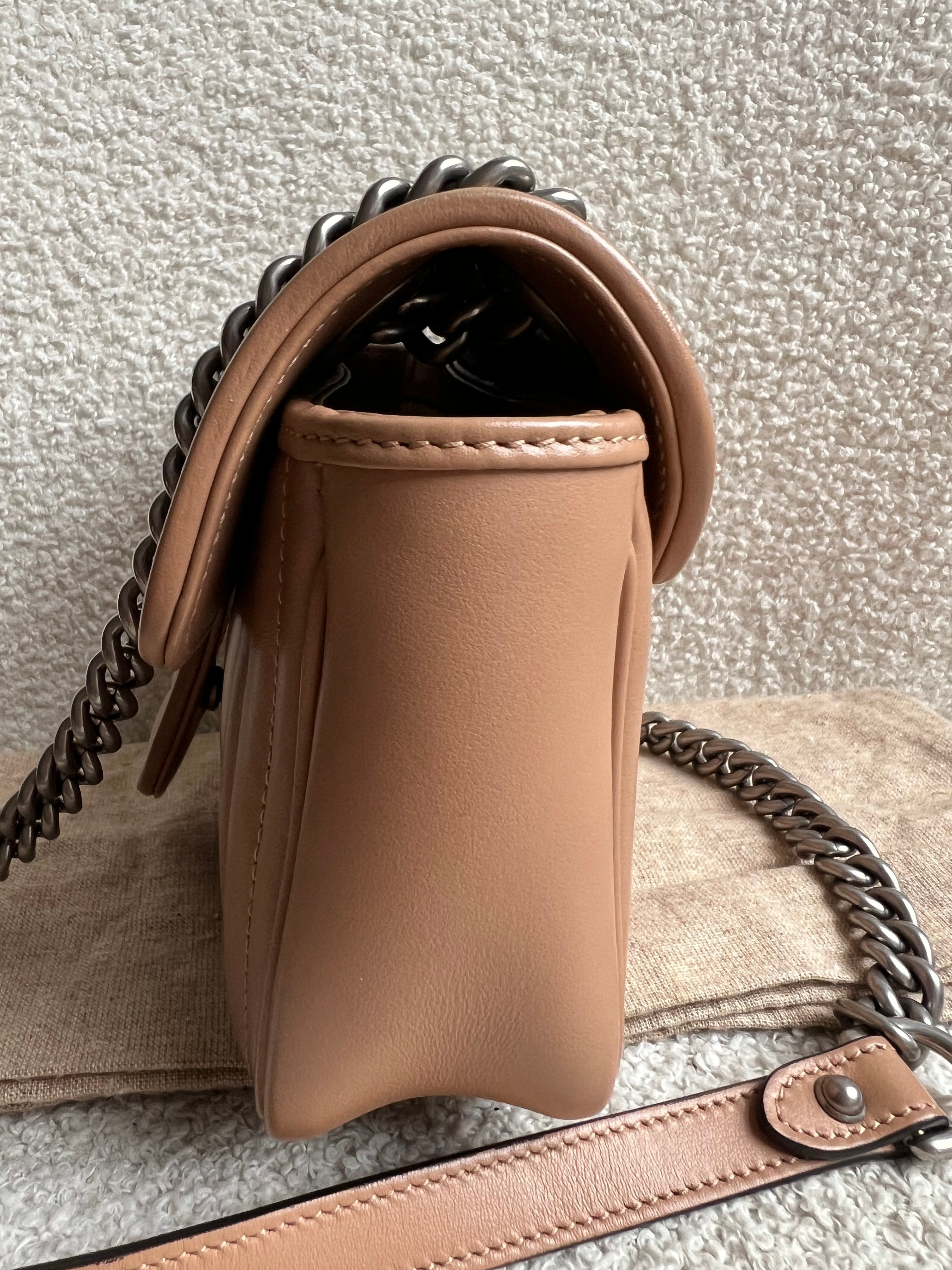 Gucci GG Beige Aria Marmont Mini Shoulder Bag (RRP £1800)