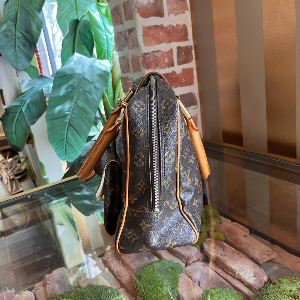 LOUIS VUITTON Manhattan GM Monogram Canvas Satchel Bag