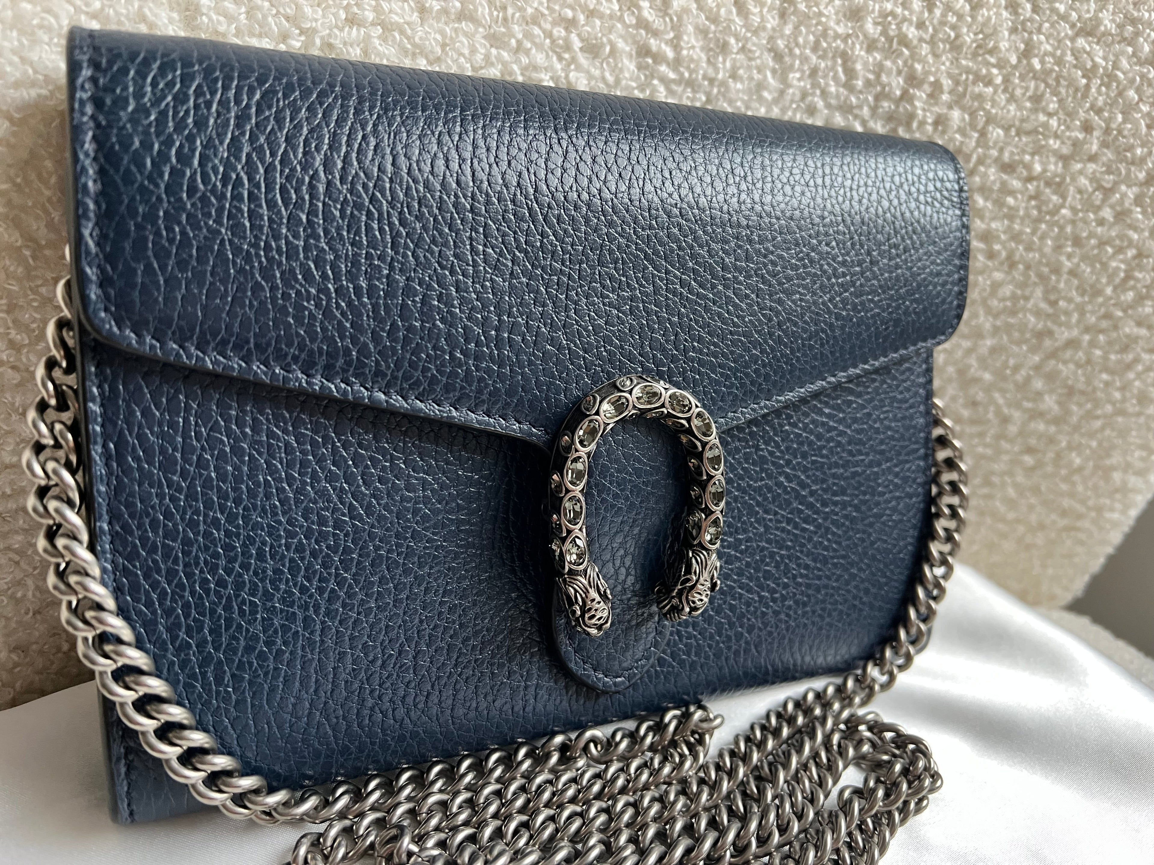 Gucci Dionysus Navy Mini Chain Bag (RRP £1340)
