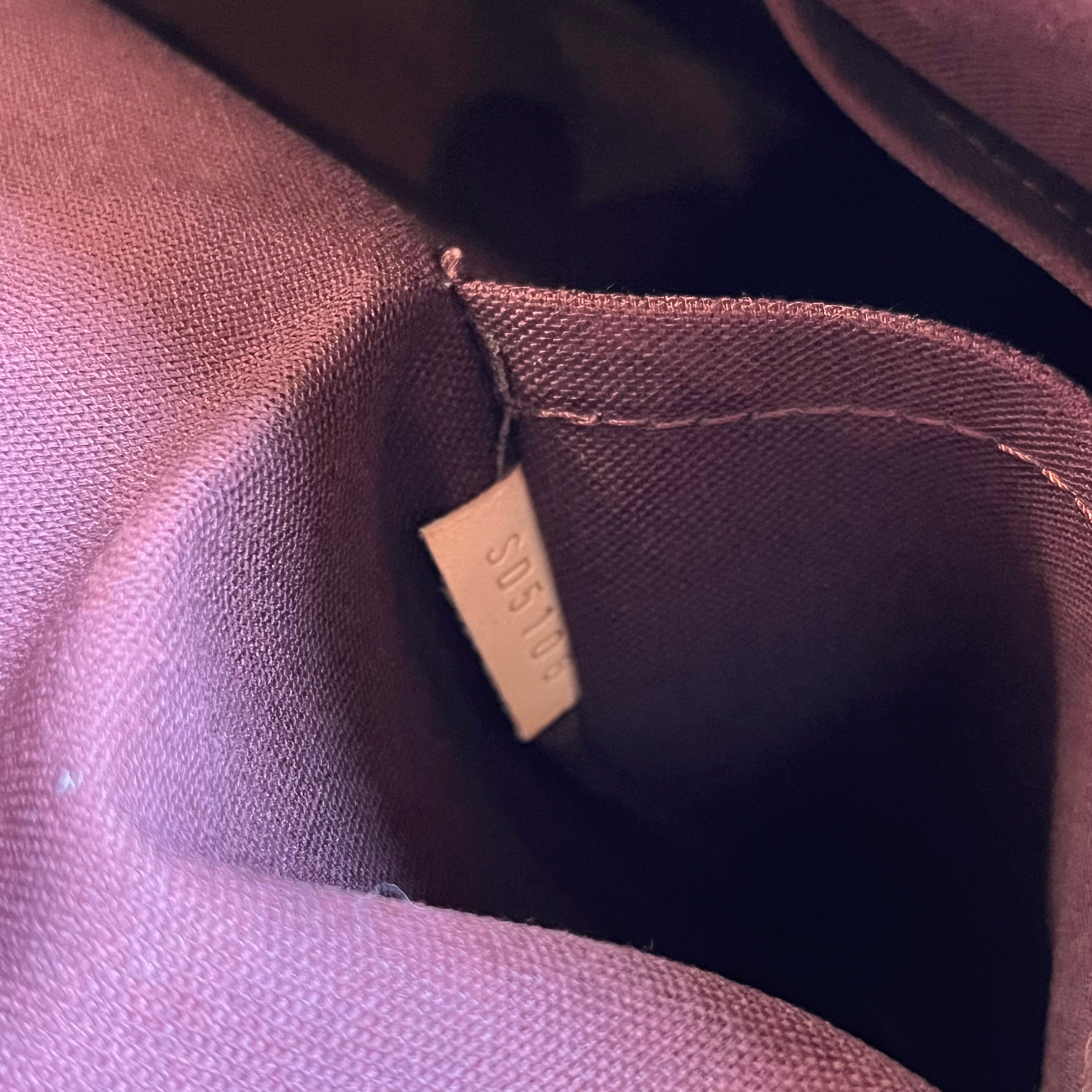 LOUIS VUITTON Iena MM Brown Monogram Canvas Tote